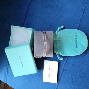 Tiffany and Co 7.5" men's atlas bracelet sterling silver 925